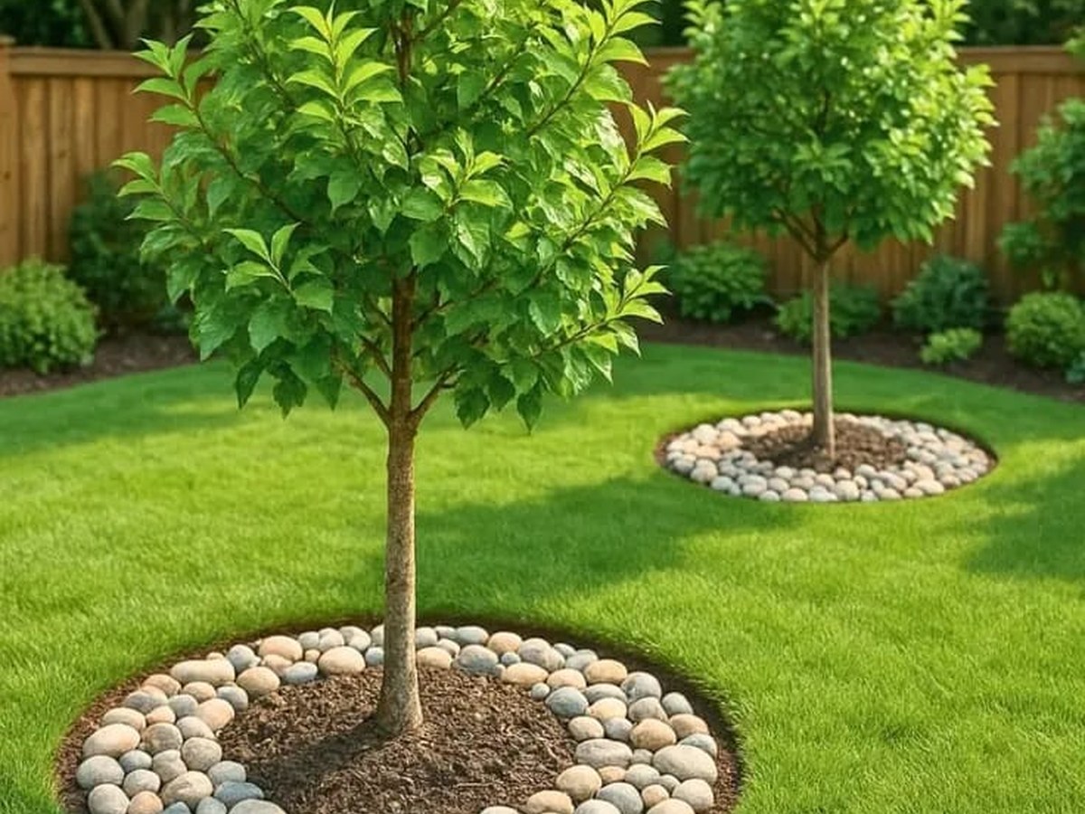 Lush softscape and lawn landscaping
