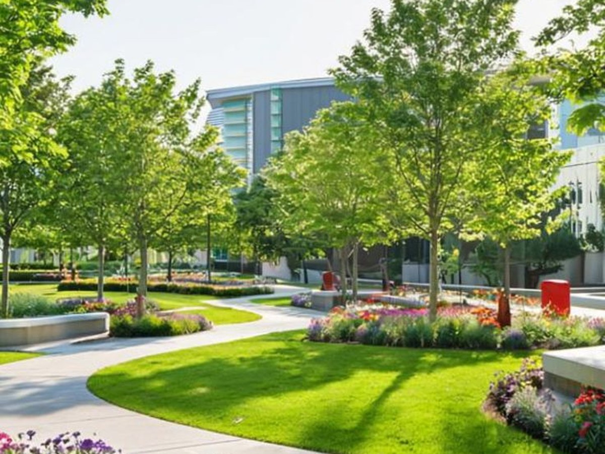 IT and corporate campus landscaping