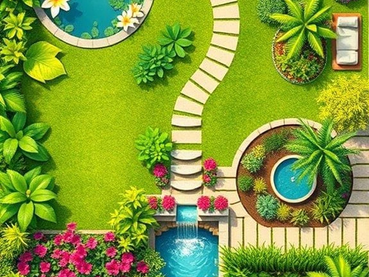 Landscape 3D visualisation design