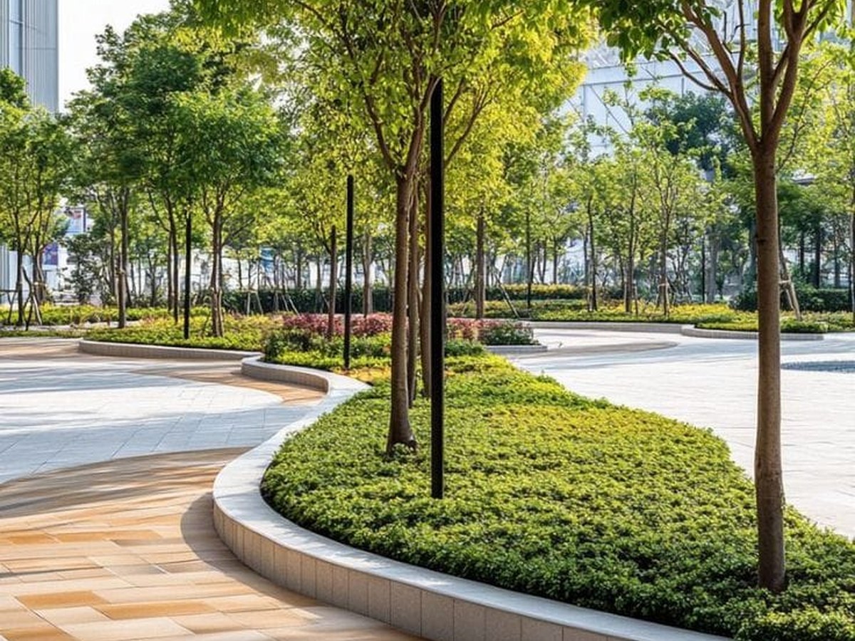 IT park landscaping project photo two