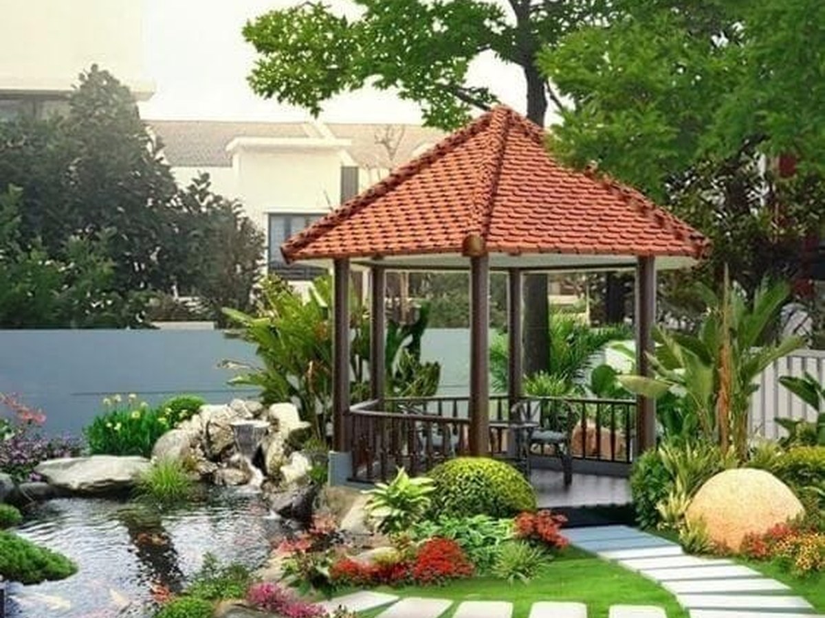Outdoor structure pergola or gazebo