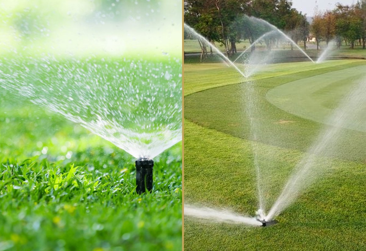 Irrigation and water management systems collage