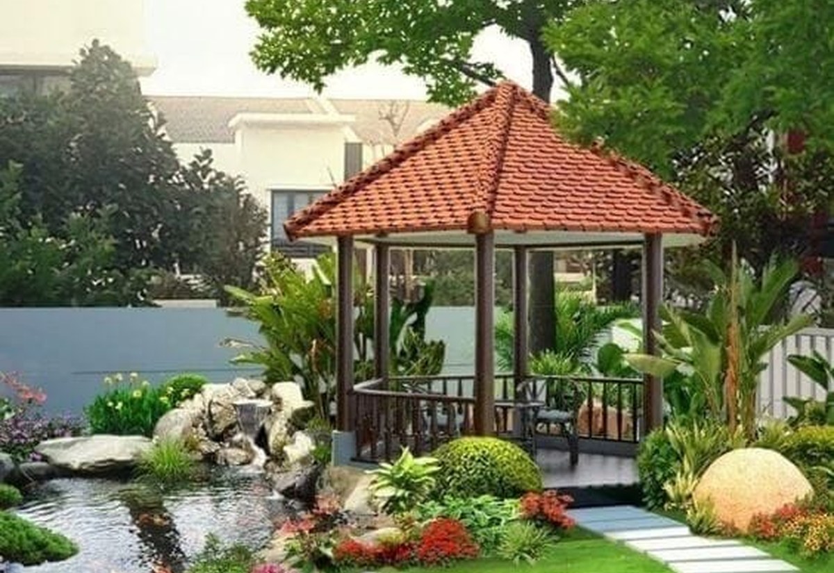 Outdoor structure — pergola or gazebo